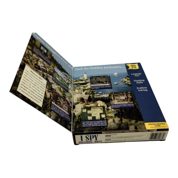 Halloween Scholastic 1st Print 1996 Spooky Night Book & Two I Spy CD-ROM Games - Picture 10 of 16